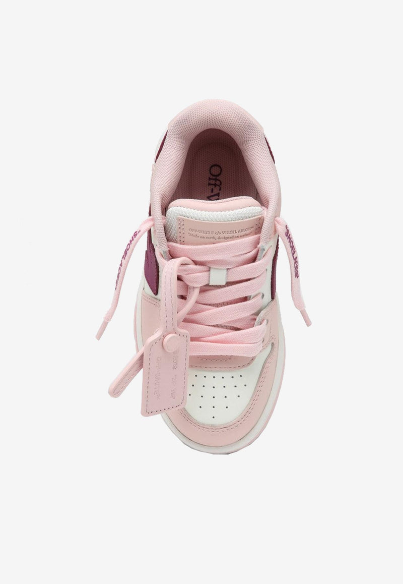 Off-White Kids Girls Out Of Office Low-Top Sneakers Pink OGIA007F24-BLEA001/P_OFFW-013C