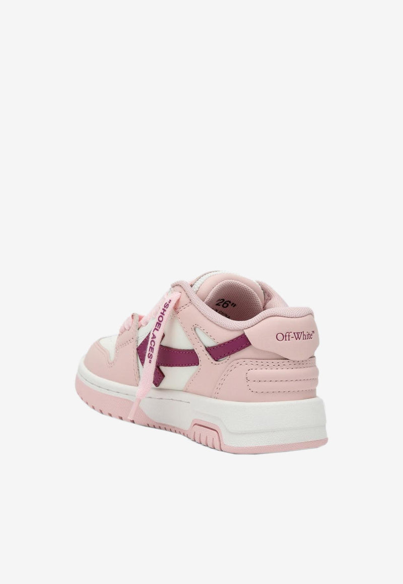 Off-White Kids Girls Out Of Office Low-Top Sneakers Pink OGIA007F24-BLEA001/P_OFFW-013C