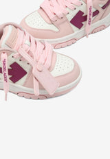 Off-White Kids Girls Out Of Office Low-Top Sneakers Pink OGIA007F24-BLEA001/P_OFFW-013C