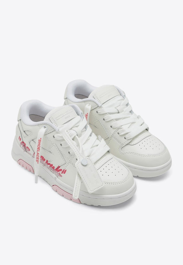 Off-White Kids Girls Out of Office Sneakers White OGIA007F25LEA002/R_OFFW-0183