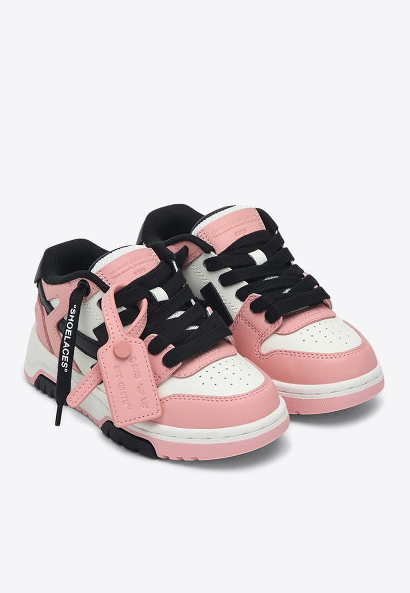 Off-White Kids Girls Out Of Office Low-Top Sneakers  Pink OGIA007S25-ALEA001/Q_OFFW-3010