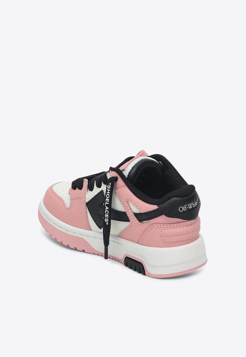 Off-White Kids Girls Out Of Office Low-Top Sneakers  Pink OGIA007S25LEA001/Q_OFFW-3010