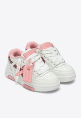 Off-White Kids Girls Out Of Office Low-Top Sneakers  White OGIA007S25LEA002/Q_OFFW-0130