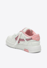 Off-White Kids Girls Out Of Office Low-Top Sneakers  White OGIA007S25LEA002/Q_OFFW-0130
