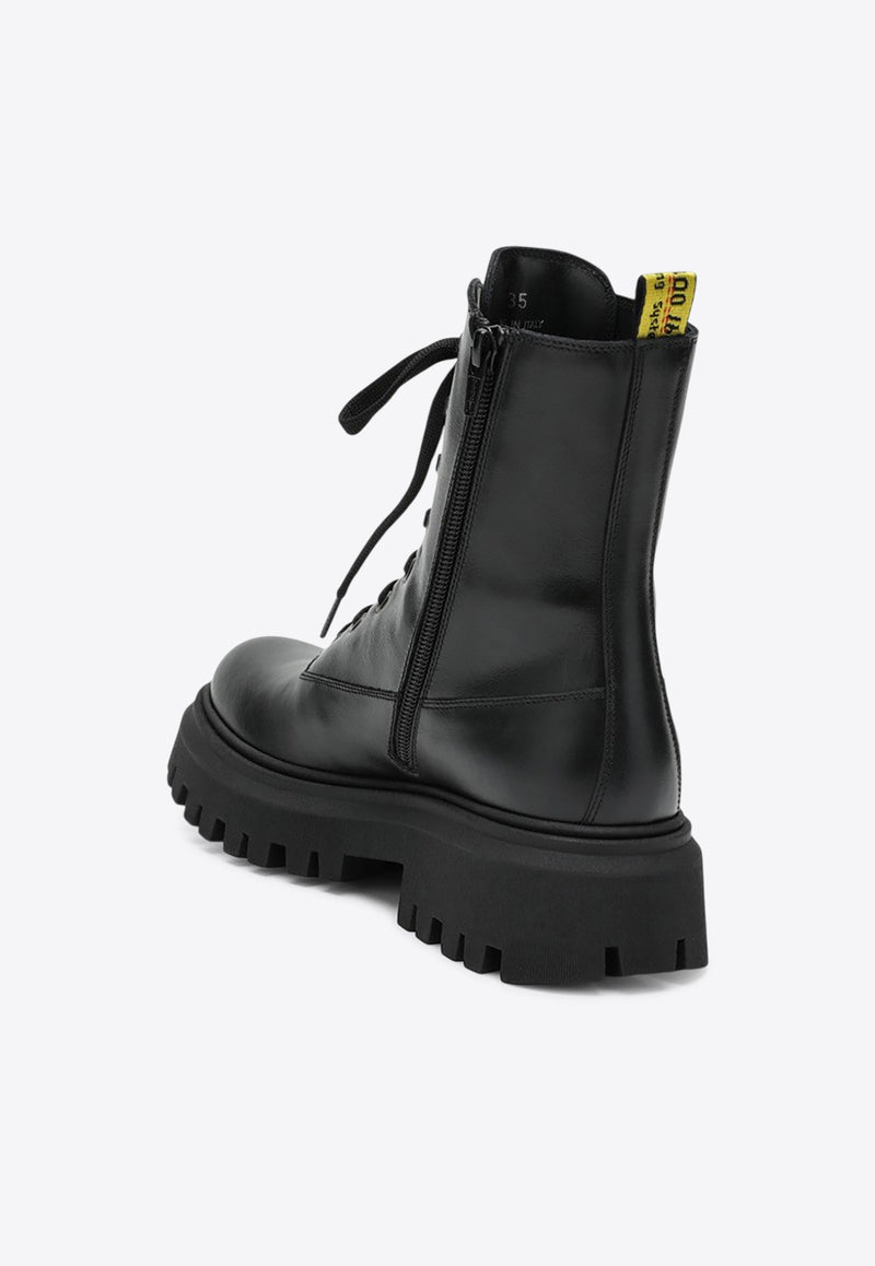 Off-White For Walking Ankle Boots Black OGID002F25LEA001/R_OFFW-1001