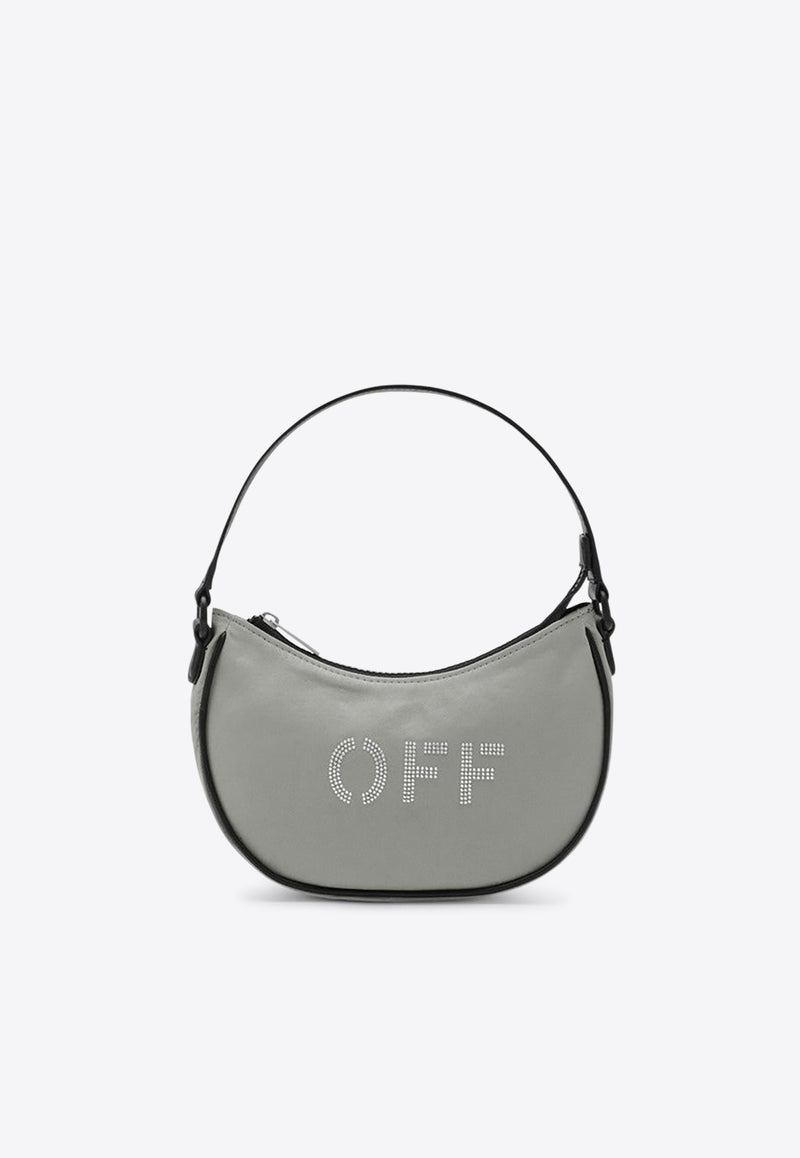 Off-White Studded OFF Shoulder Bag Gray OGNN002F25DEN001/R_OFFW-0572