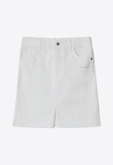 Off-White Kids Girls Arrows Denim Skirt White OGYF00AS26-BDEN001/S_OFFW-1000