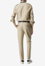 Tom Ford Stand Collar Overshirt OJS011-FMC171S25 JB255 Beige