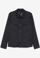 Tom Ford Field Straight Outershirt OJS012-FMC174S25 HB906 Navy