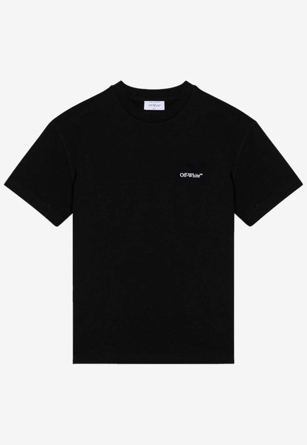 Off-White Arrow Skate T-shirt Black OMAA027F24JER004/P_OFFW-1001