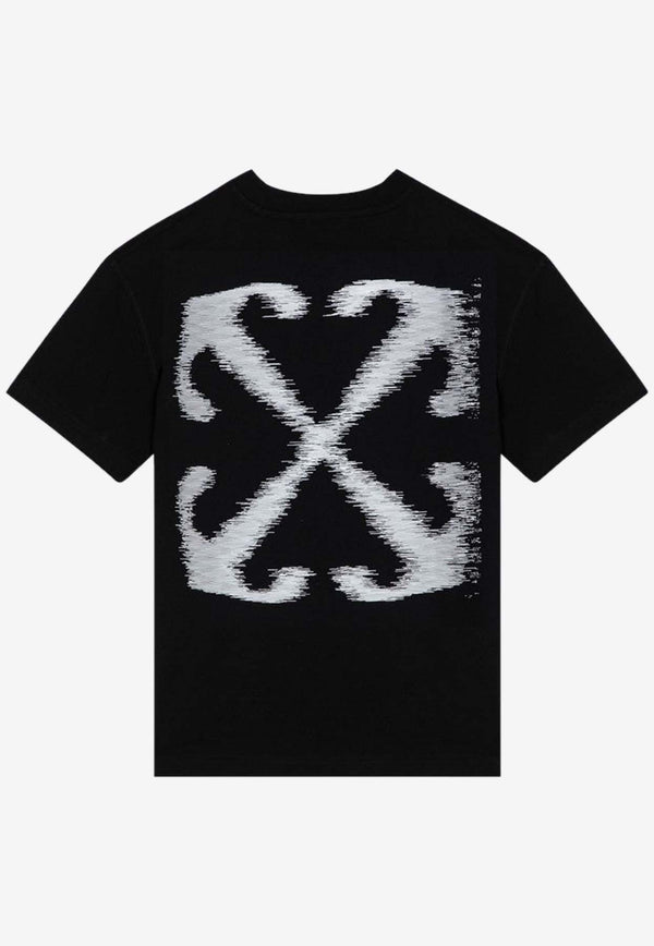 Off-White Arrow Skate T-shirt Black OMAA027F24JER004/P_OFFW-1001