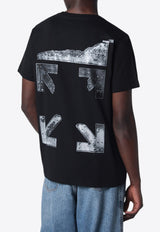 Off-White Cloud Arrow Print T-shirt Black OMAA027S26JER001/S_OFFW-0001