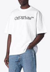 Off-White Big Bookish Skate Logo T-shirt White OMAA120C99JER008/S_OFFW-0110