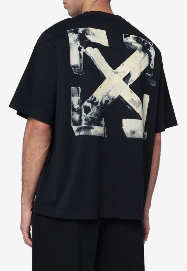 Off-White Skate Cloudy Arrow T-shirt Black OMAA120F25JER00G/R_OFFW-1019