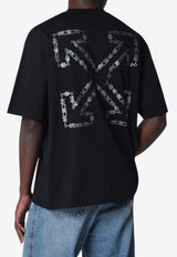 Off-White Chain Arrow Skate T-shirt Black OMAA120S26JER004/S_OFFW-0001