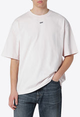 Off-White Paint Arrow Skate T-shirt Mauve OMAA120S26JER00R/S_OFFW-6080