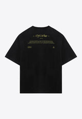 Off-White Bacchus Graphic Print T-shirt Black OMAA161F24JER003/P_OFFW-1065