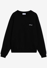 Off-White Arrow Skate Crewneck Sweatshirt Black OMBA054F24FLE002/P_OFFW-1001