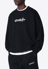 Off-White Heraldic Arrow Sweatshirt Black OMBA054S26FLE002/S_OFFW-0001