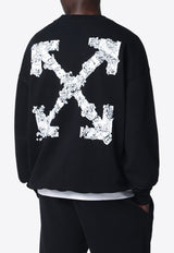 Off-White Heraldic Arrow Sweatshirt Black OMBA054S26FLE002/S_OFFW-0001