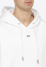 Off-White Logo-Printed Hooded Sweatshirt OMBB085C99FLE010/O_OFFW-0110