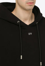 Off-White Logo-Printed Hooded Sweatshirt OMBB085C99FLE010/O_OFFW-1001
