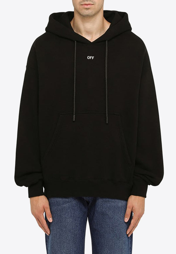 Off-White Off Stamp Oversized Hooded Sweatshirt Black OMBB085F23FLE001/N_OFFW-1001