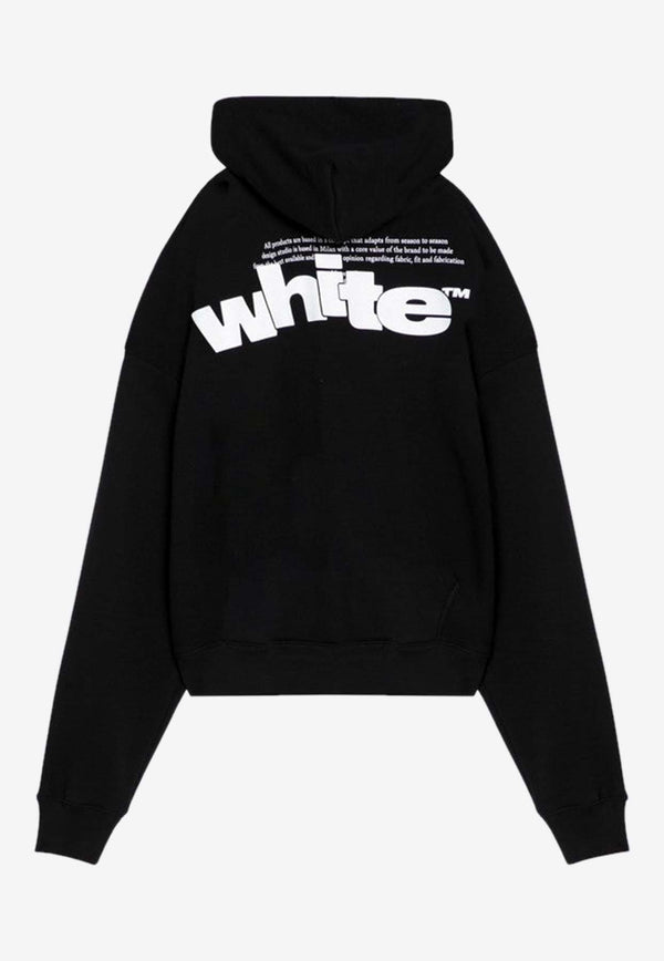 Off-White Shared Logo Hooded Sweatshirt Black OMBB085F24FLE00L/P_OFFW-1001