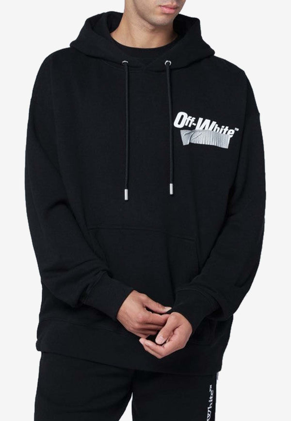 Off-White Cupid Tape Skate Hooded Sweatshirt Black OMBB085F25FLE00Y/R_OFFW-1001