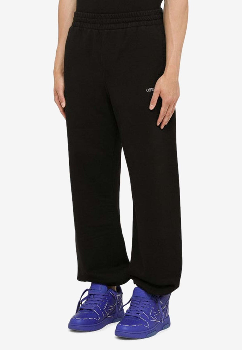 Off-White Logo-Embroidered Track Pants OMCH029S23FLE006/M_OFFW-1001