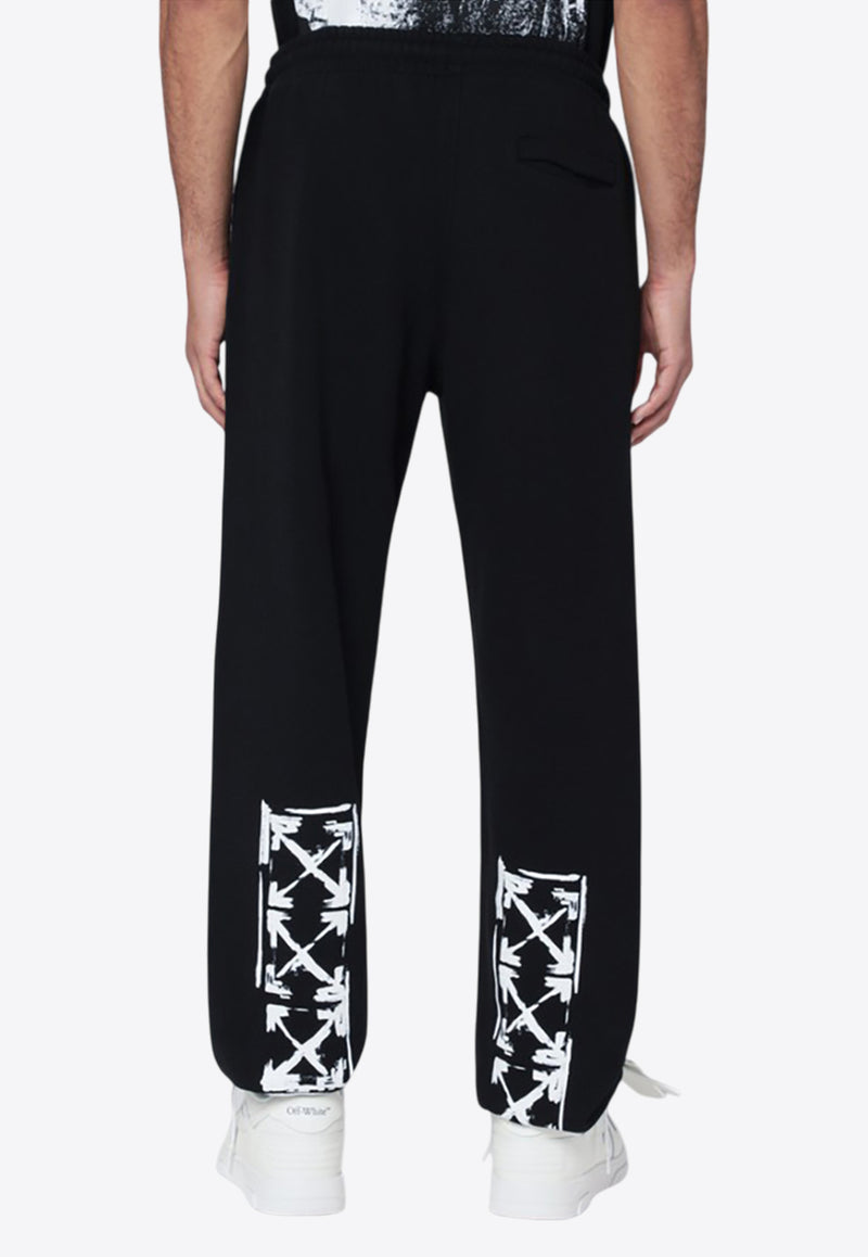 Off-White Arrow Track Pants Black OMCH057F25FLE002/R_OFFW-1001