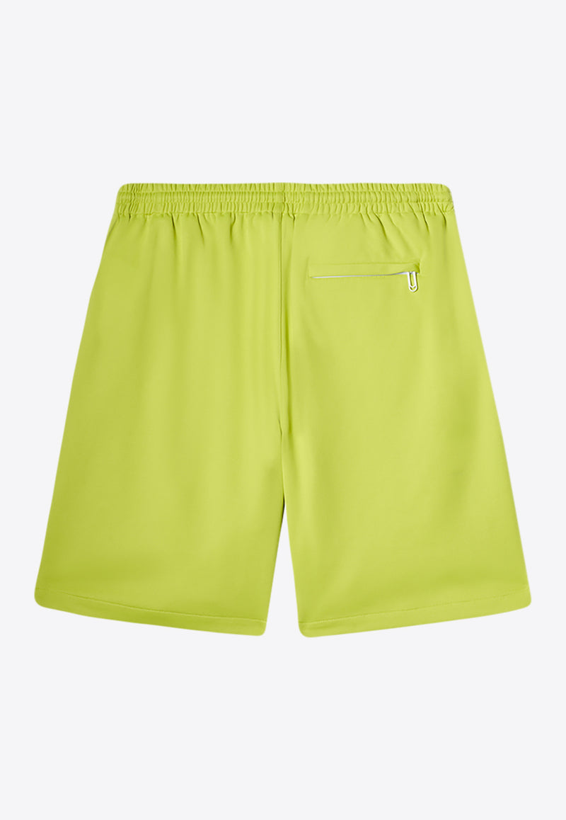 Off-White Arrow Print Track Shorts OMCL001S23FAB001-5001 Lime