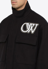 Off-White Logo Patch Field Jacket OMEA399F23FAB001/N_OFFW-4701 Black