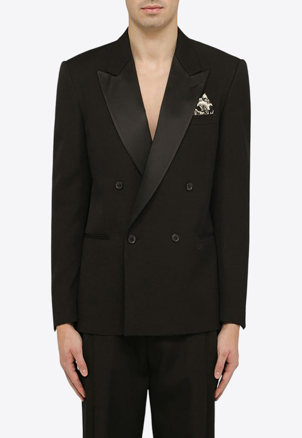 Off-White Double-Breasted Wool Blazer OMEW002S24FAB001/O_OFFW-1010