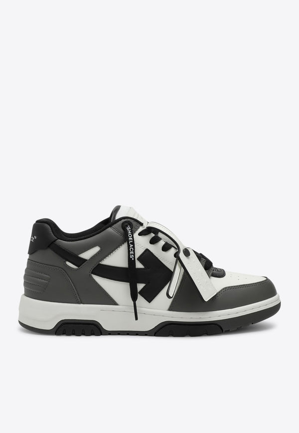 Off-White Out Of Office Low-Top Sneakers  Gray OMIA189C99LEA013/Q_OFFW-0710