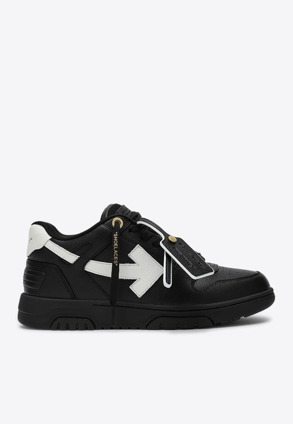 Off-White Out Of Office Basket Low-Top Sneakers Black OMIA189F24LEA00D/P_OFFW-1001