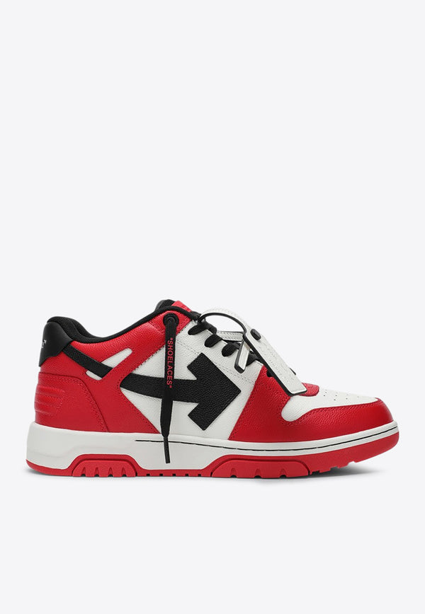 Off-White Out of Office Low-Top Sneakers Red OMIA189F24LEA00D/P_OFFW-2510