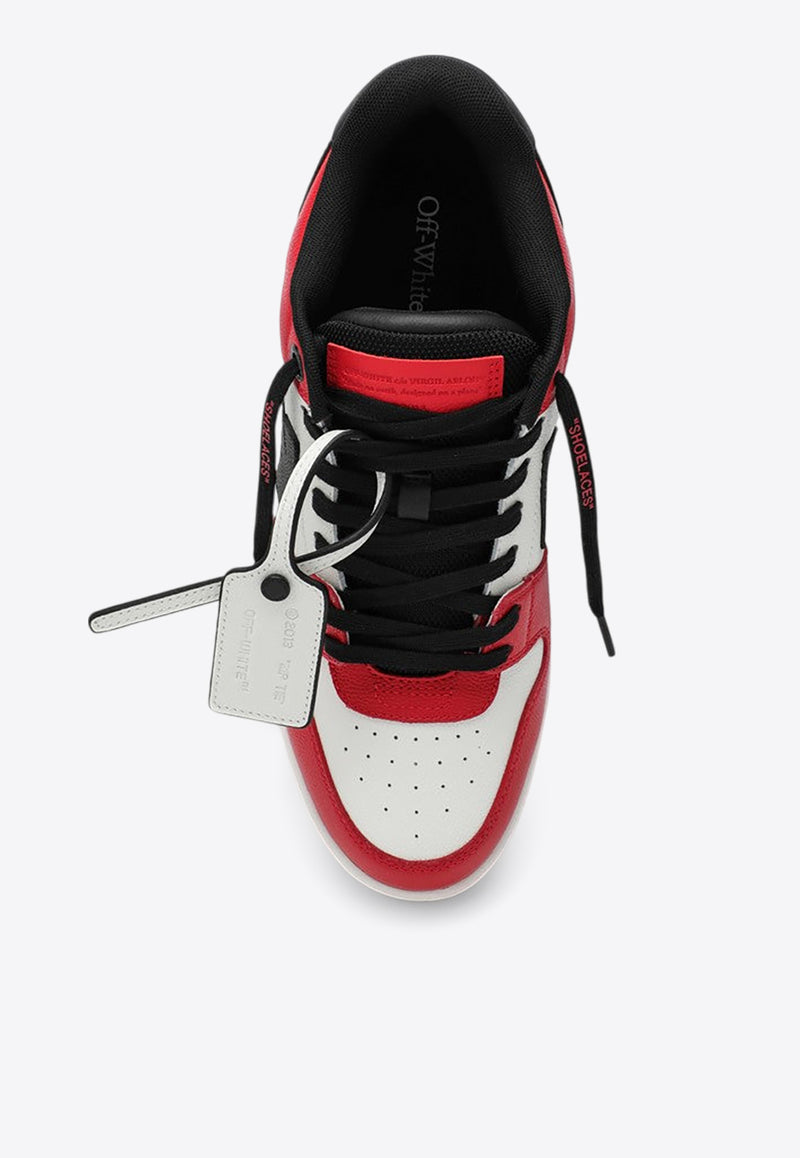 Off-White Out of Office Low-Top Sneakers Red OMIA189F24LEA00D/P_OFFW-2510