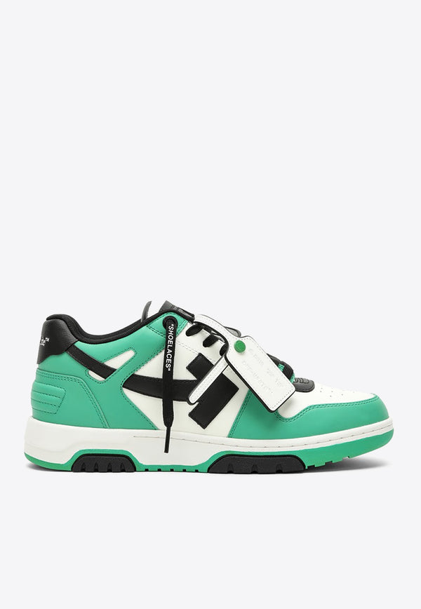 Off-White Out Of Office Low-Top Sneakers Green OMIA189S24LEA006/O_OFFW-5510