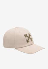 Off-White Arrows Baseball Cap Sand OMLA04AF25FAB0041752_SAND