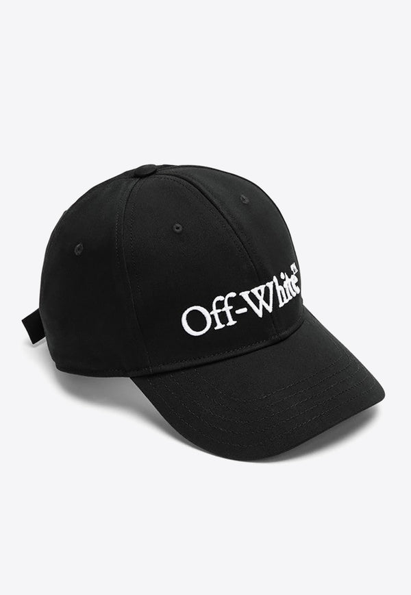 Off-White Logo Embroidered Baseball Cap Black OMLB052C99FAB001/O_OFFW-1001