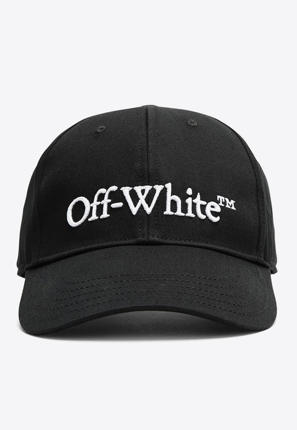 Off-White Logo Embroidered Baseball Cap Black OMLB052C99FAB001/O_OFFW-1001