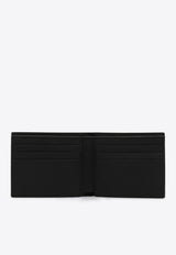 Off-White Bi-Fold Basketball Leather Wallet Black OMNC089F24LEA001/P_OFFW-1001