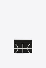 Off-White Basketball Leather Cardholder Black OMND093F24LEA001/P_OFFW-1001