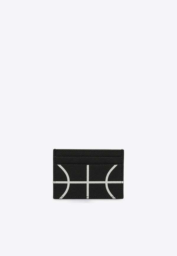 Off-White Basketball Leather Cardholder Black OMND093F24LEA001/P_OFFW-1001