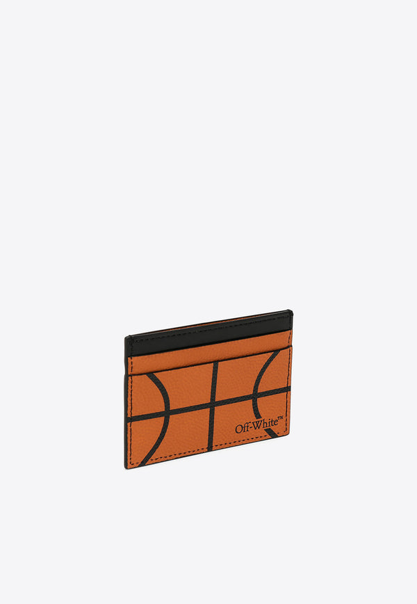 Off-White Basketball Leather Cardholder Orange OMND093S24LEA001/O_OFFW-2210