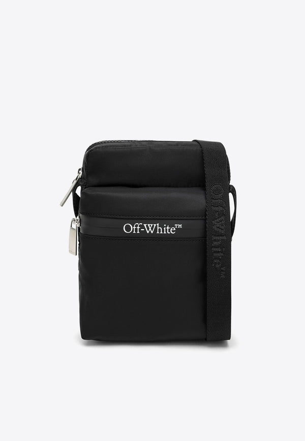 Off-White Logo Print Nylon Messenger Bags Black OMNQ082S24FAB001/O_OFFW-1000