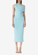 MISHA Lalita One-Shoulder Midi Dress OND23DR031LIGHT BLUE