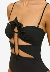 Cult Gaia Celestine One-Piece Swimsuit Black OP32361TR3527_BLACK