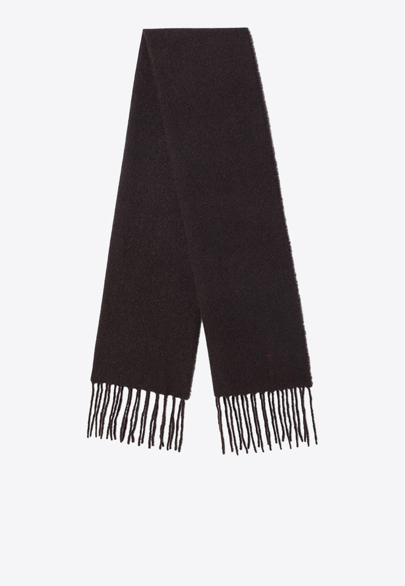 Destin Opus Wool-Blend Fringed Scarf Brown OPUSGRWO/P_DESSR-EB